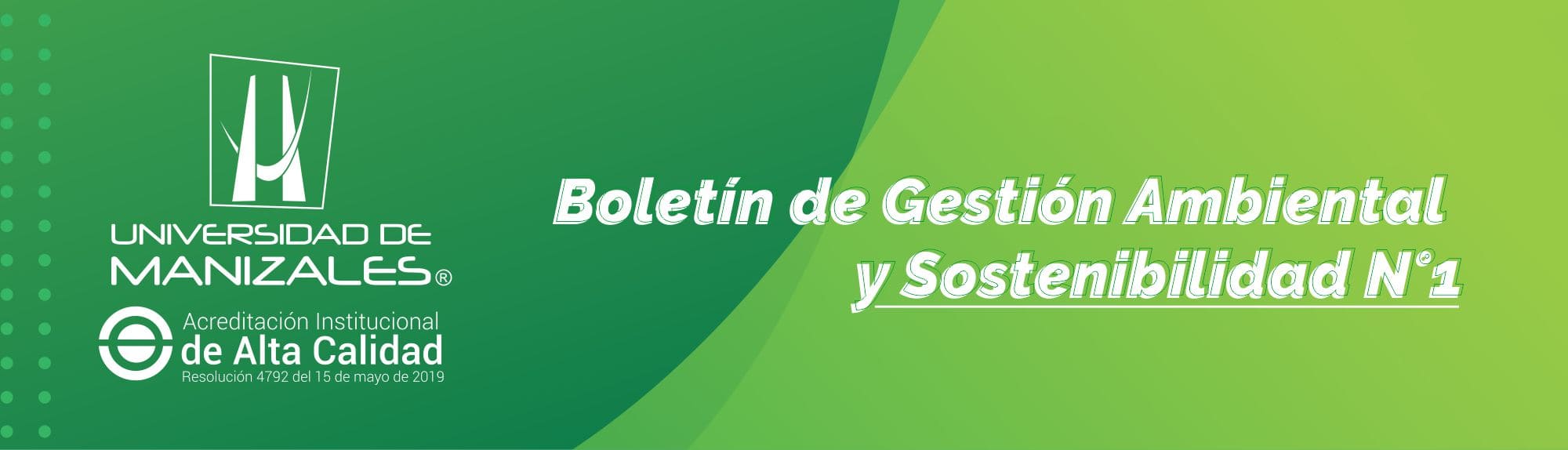 Boletín de Gestión Ambiental