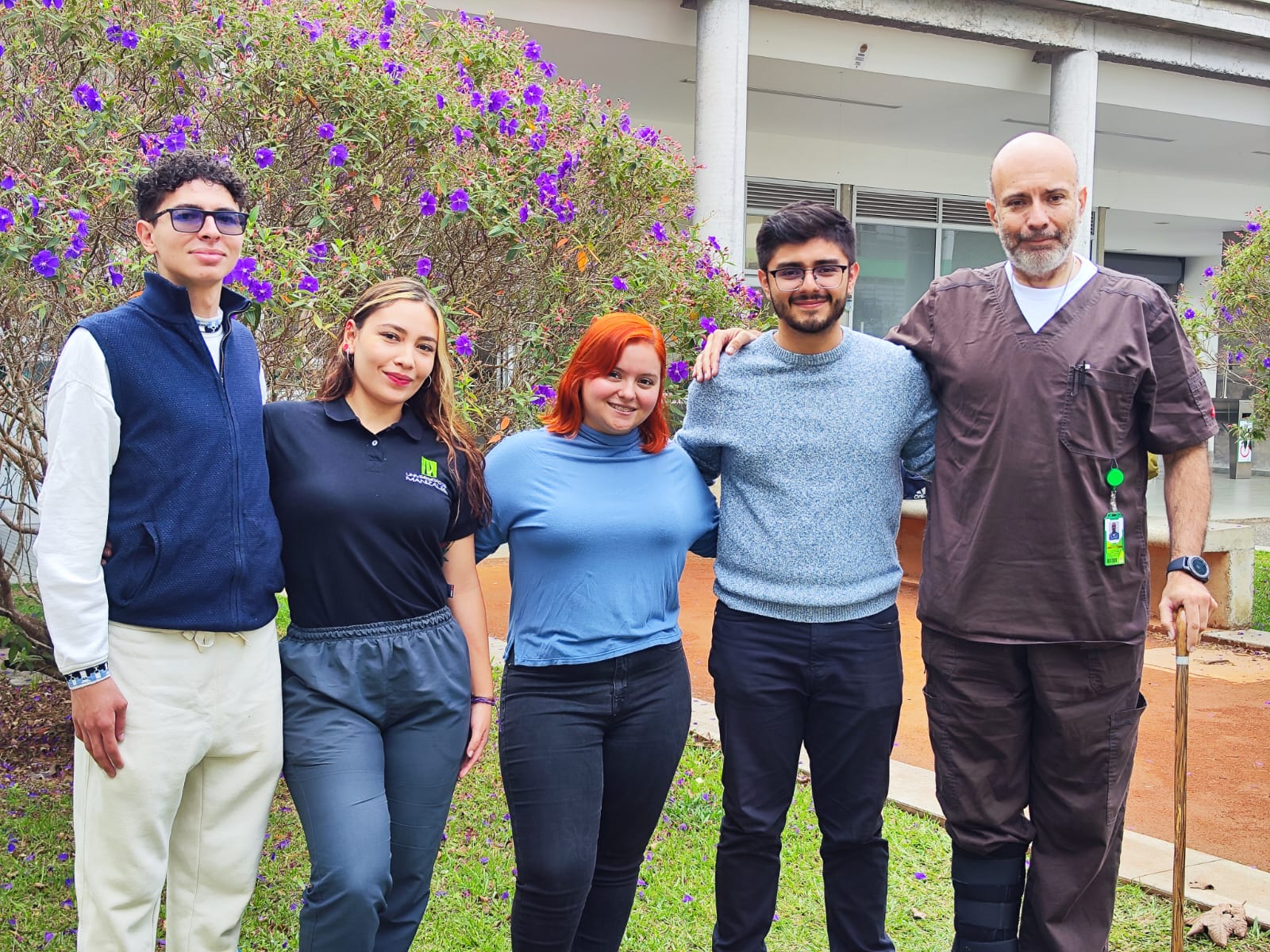 Estudiantes que viajaron a Cuba