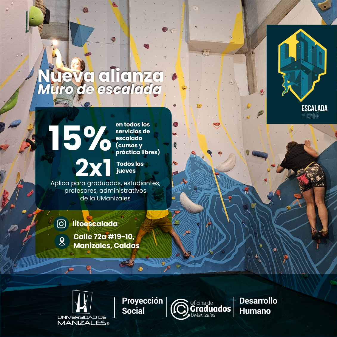 Lito escalada y café