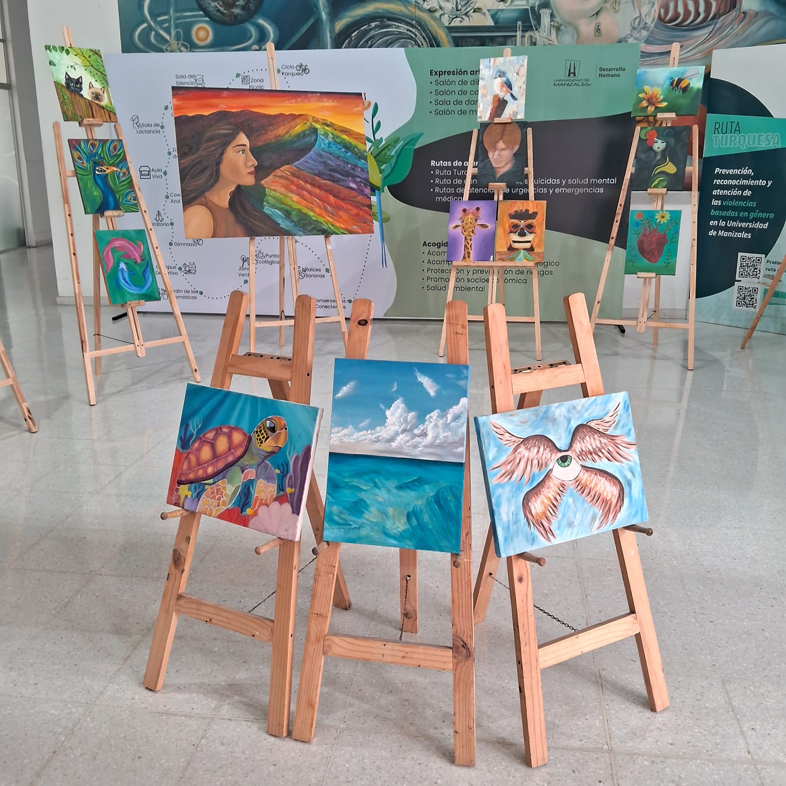 Muestra de pintura