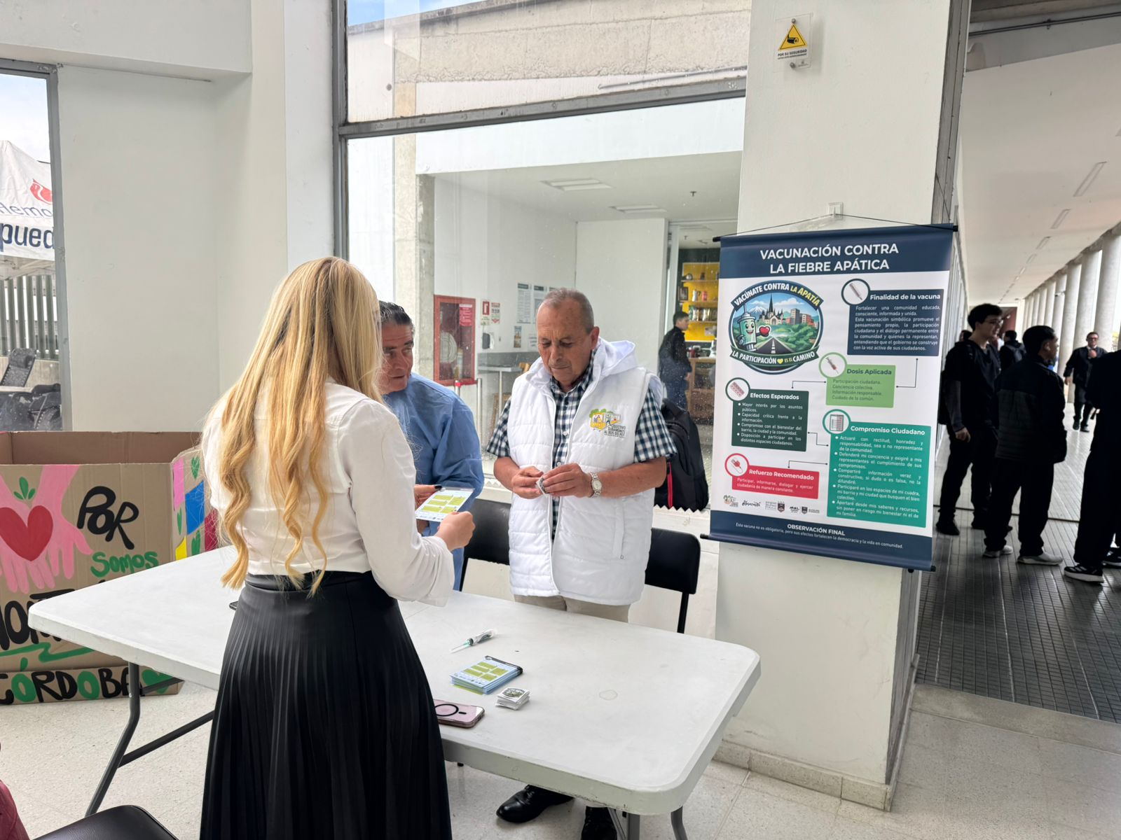 jornada de vacunación contra la apatía