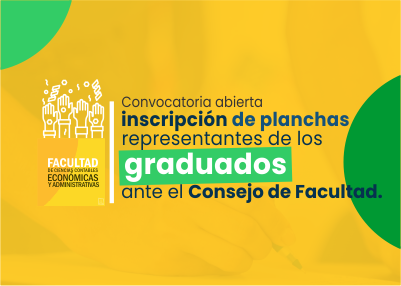 Inscripción de planchas para los representantes de los Graduados ante el Consejo de Facultad
